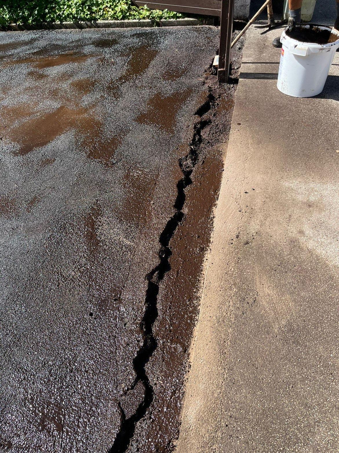 Asphaltierung Vorher